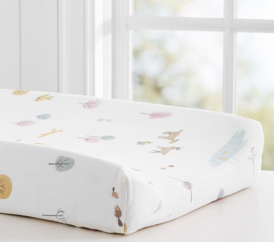 Dakota Muslin Changing Pad Pottery Barn Kids Australia